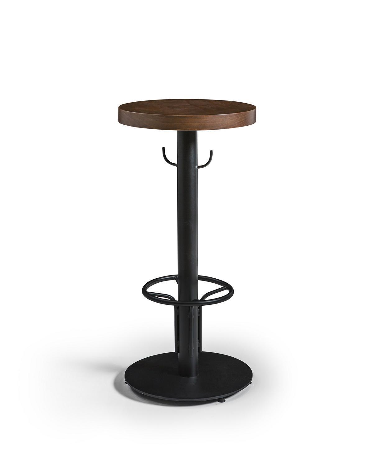 Bar Table Round Bar Table Modern Wood Brown Furniture New Luxury Design