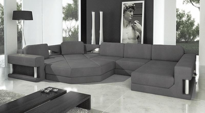 Modern Corner Sofa Couch Upholstery Leather Design Sofa Set Living Room Landscape Parlamen