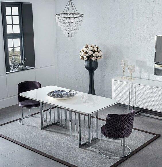 Modern dining table dining room furniture luxury furnishings design new table