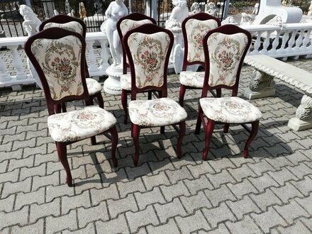 CLASSIC WOOD DESIGN 6 CHAIRS DINING GROUP SOFORT K30