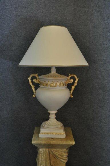 Design antique style cup vases table lamp made of acrylic material, 90cm XXL