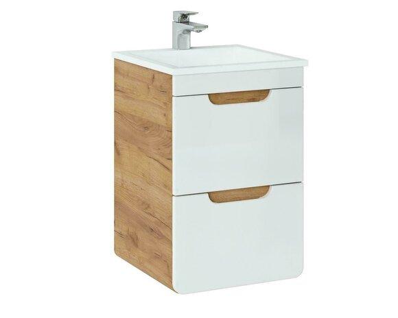 Design washbasin 50cm bathroom washbasin high gloss white new