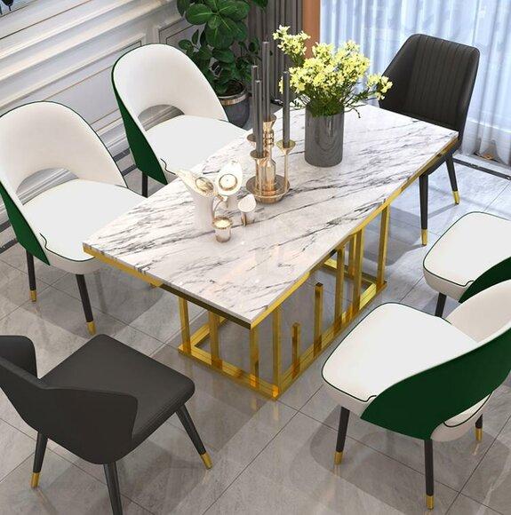 Luxury dining table dining room furniture furnishings table metal design tables dining tables