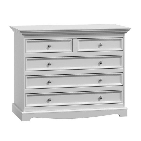 Country House Chest of Drawers Wood Sideboard High Cupboard Cabinets Sideboard Chests of Drawers Furniture