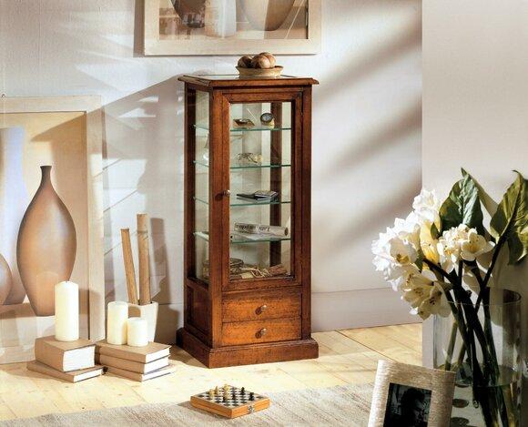 Living room furniture sideboard Solid wood display cabinets Glass cabinet Real wood display cabinet