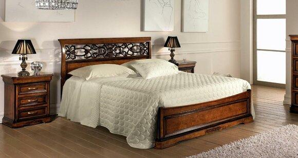 Wooden Bed Bedroom Furniture Double Bed Design Bed Vaccari cav giovanni New