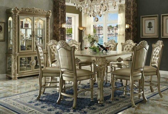 Dining Room Set Showcase Dining Table 8x Chair Set Table Group 10pcs Set Complete