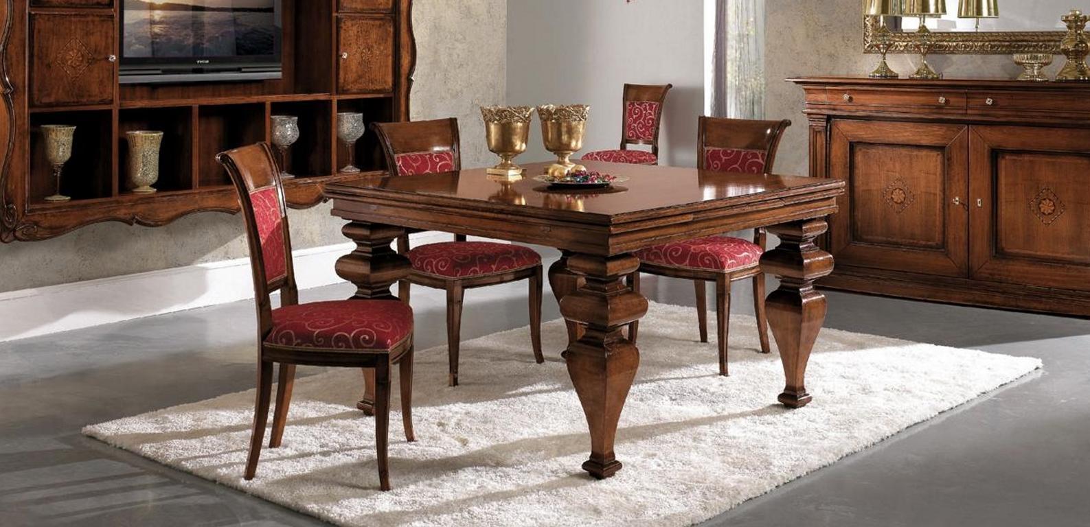 Furniture Furnishing Group Table + 4 Chair Set 5pcs Dining Table Set Dining Room