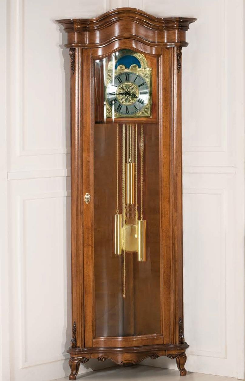 Floor Clock Corner Clock Living Room Solid Wood Clocks Real Wood Italian Furniture