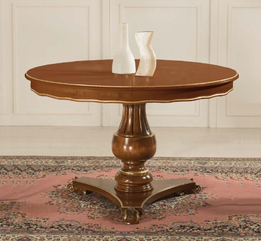 Luxury Round Table Solid Wood Italy Dining Room Tables Round Furniture Dining Table