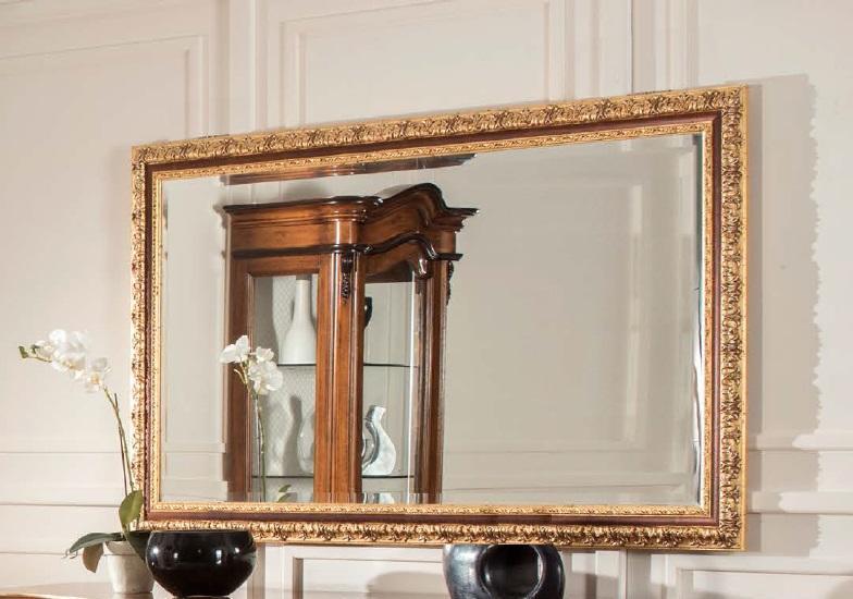 Italian Classic Designer Mirror Furniture Wall Mirror Wood Gold Furniture