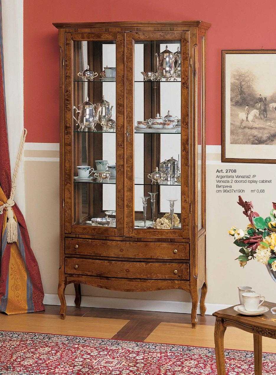 Display Cabinet Italian Luxury Furniture Showcases Sideboard Cabinet Glass Design Cabinets