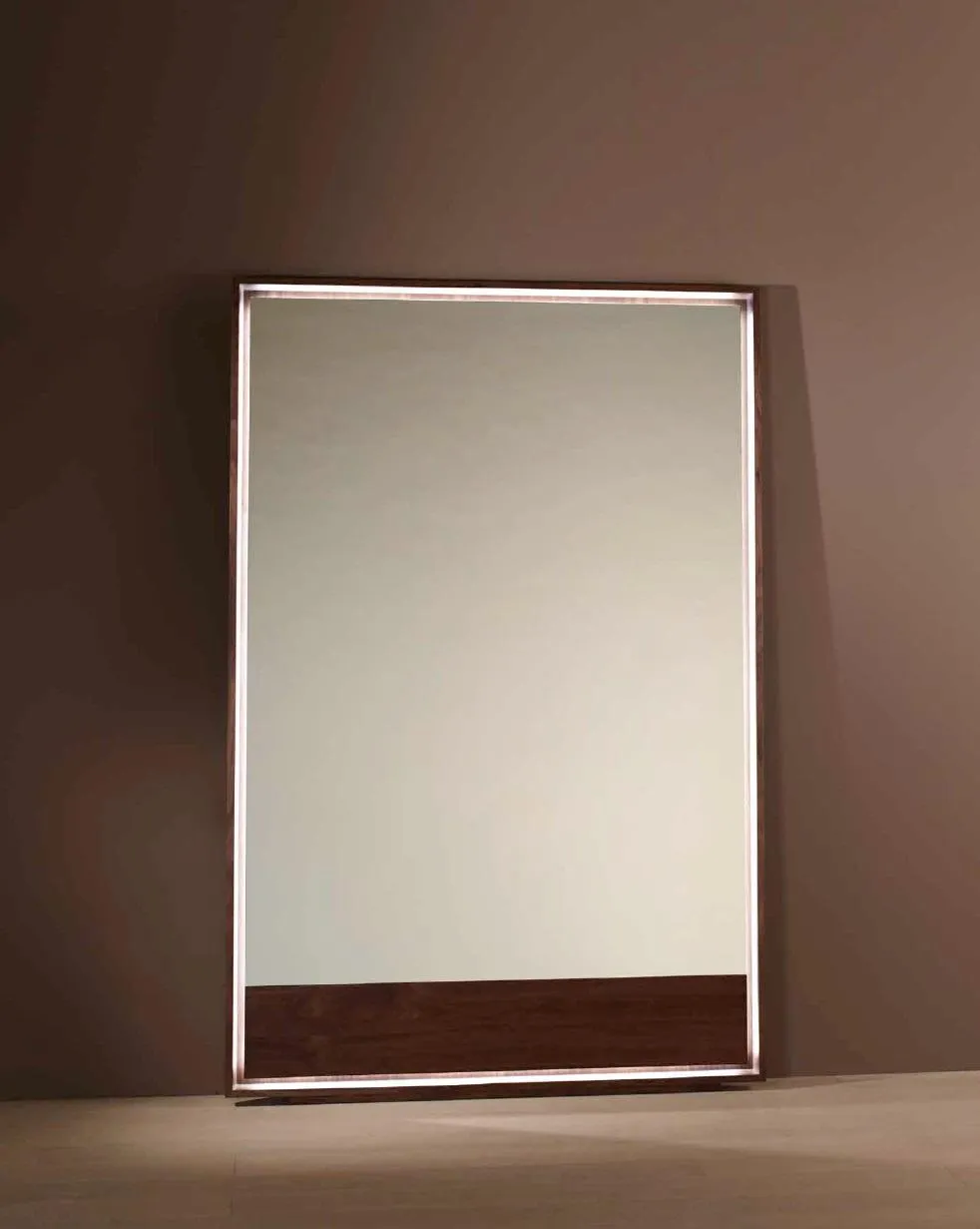 Standing mirror with frame standing mirror illuminated Bellavista Collection