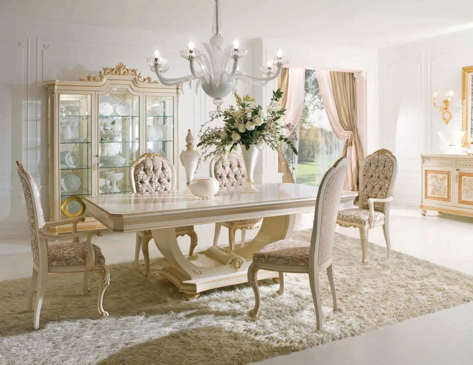 Luxury dining table dining room table baroque tables dining room