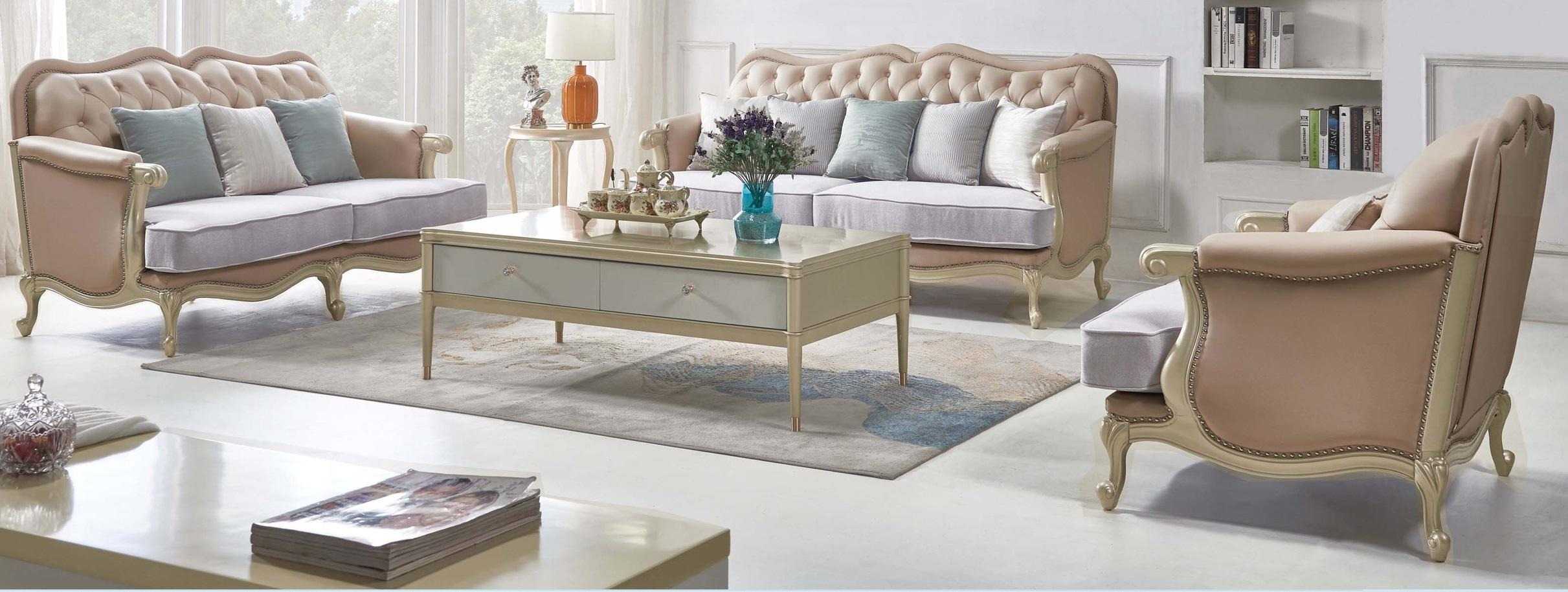 Luxury coffee table wood tables living room high quality side table