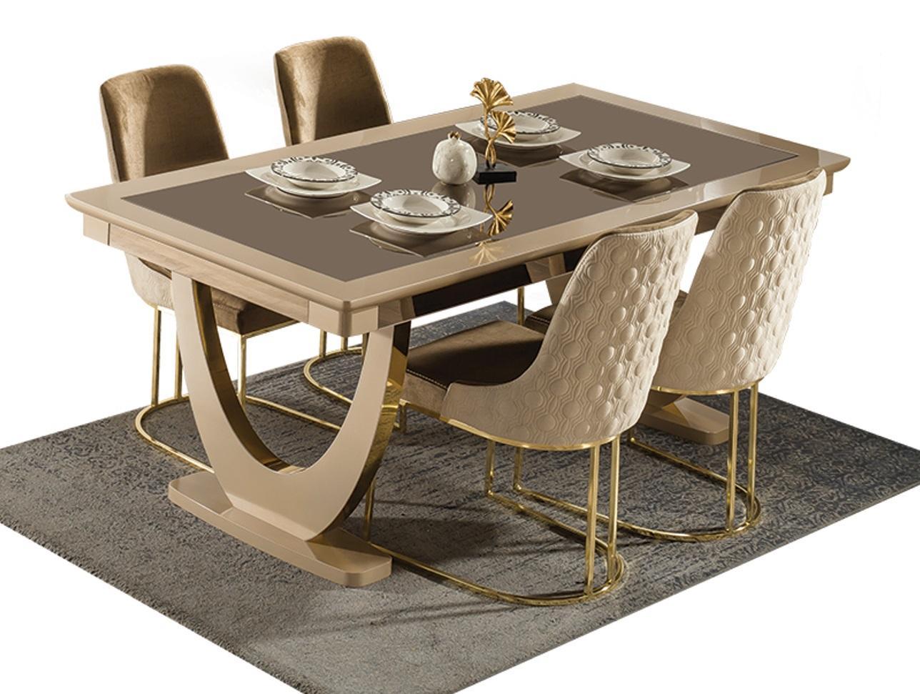 Furniture Furnishing Tables Solid Wood Table New Luxury Dining Table Italian Design