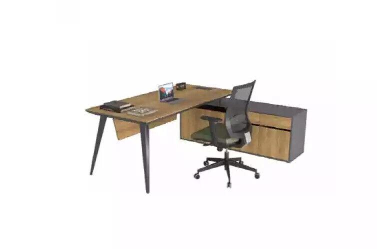 Corner desk office table brown large executive desks desk furniture