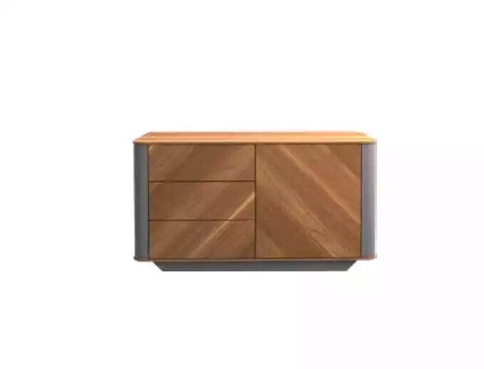 Office chest of drawers wooden cabinet JV Möbel wooden chest of drawers modern brown wood