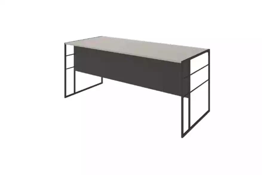 Desks Luxury Modern Office Wood Metal Grey Secretary Modern