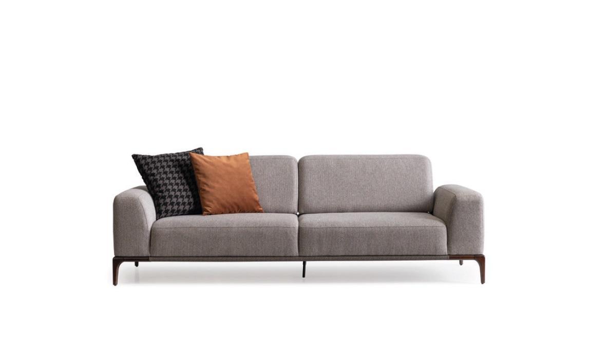 Living Room Sofa 3 Seater Design Style Furniture Modern Sofas Grey