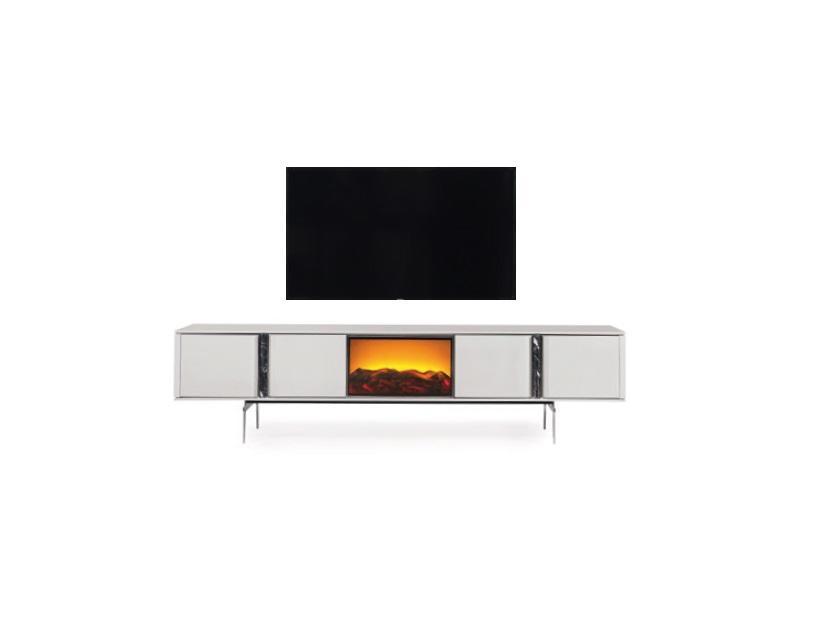 rtv sideboard with fireplace tv tv stand furniture luxury lowboard 240cm