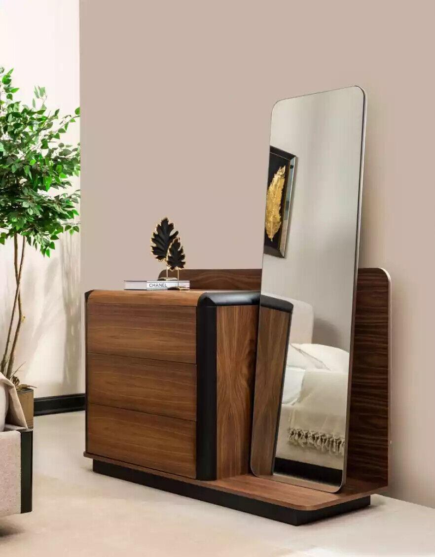 Chest of drawers with mirror Luxury console Chests of drawers Bedroom 2-piece sideboard