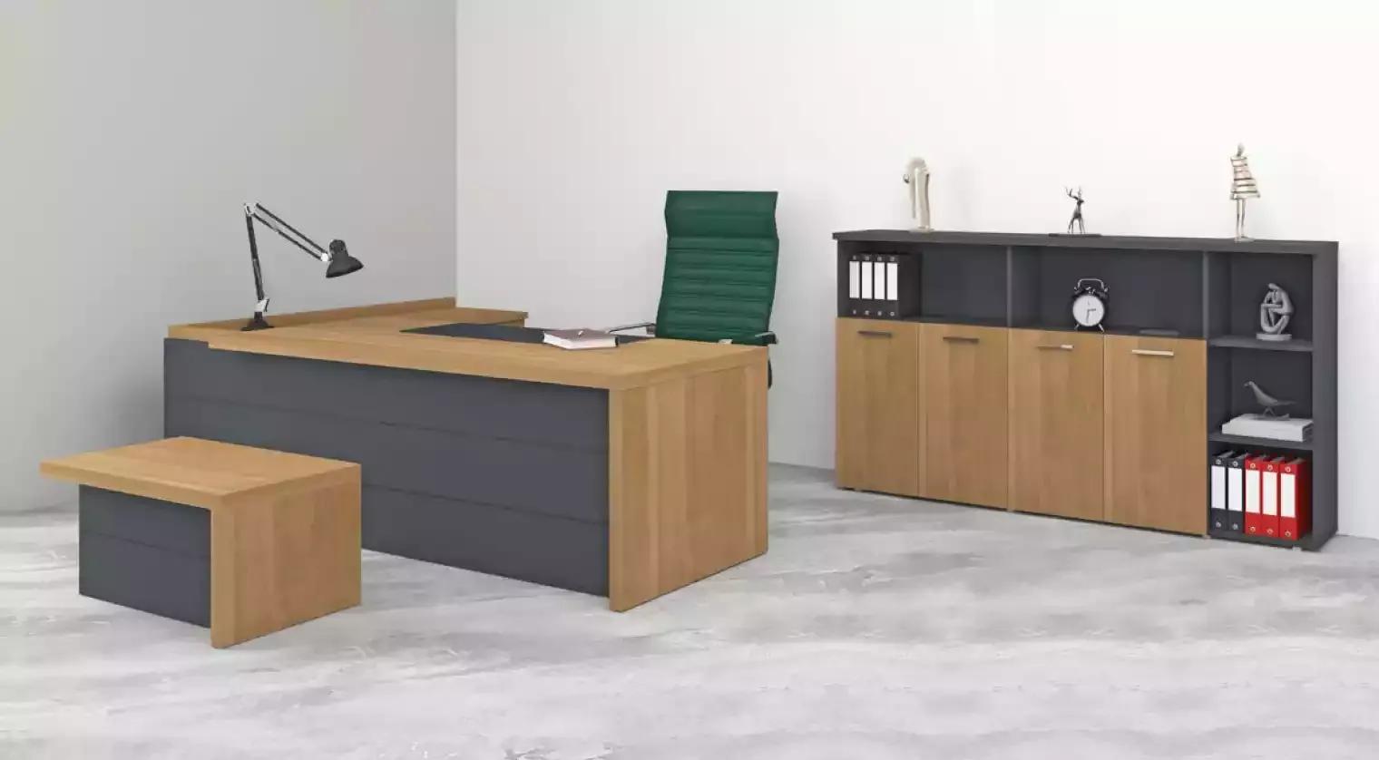 Study set desk cabinets coffee table office furniture