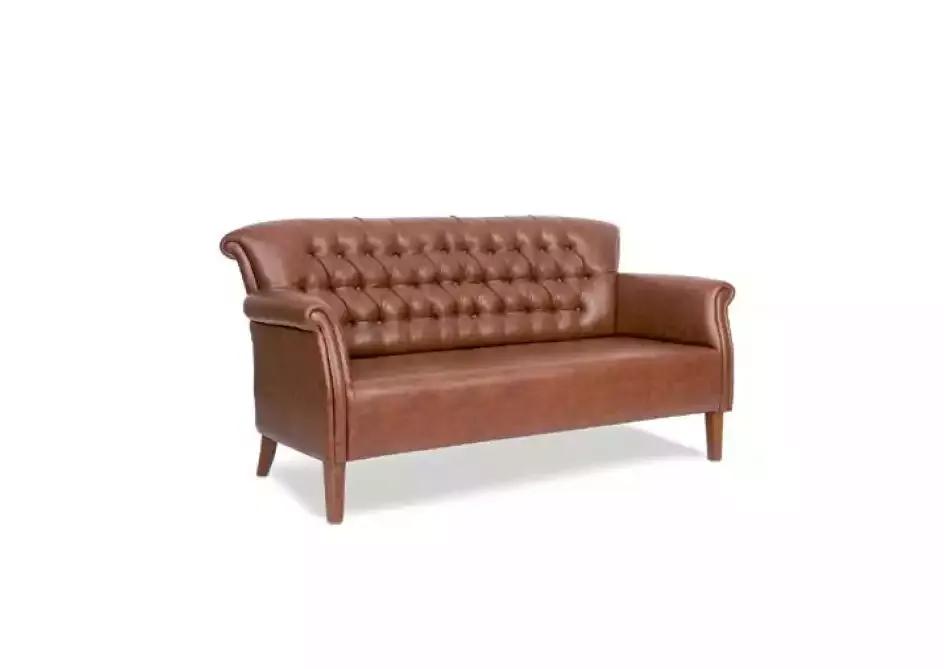 Luxury Three Seater Chesterfield Couch Brown Seating Furniture Sofas