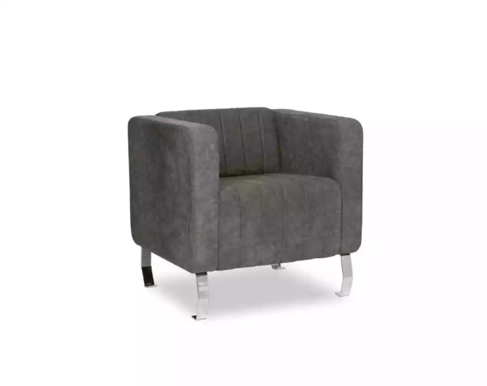 Gray Armchair Modern Design Furniture Study New Office Textile