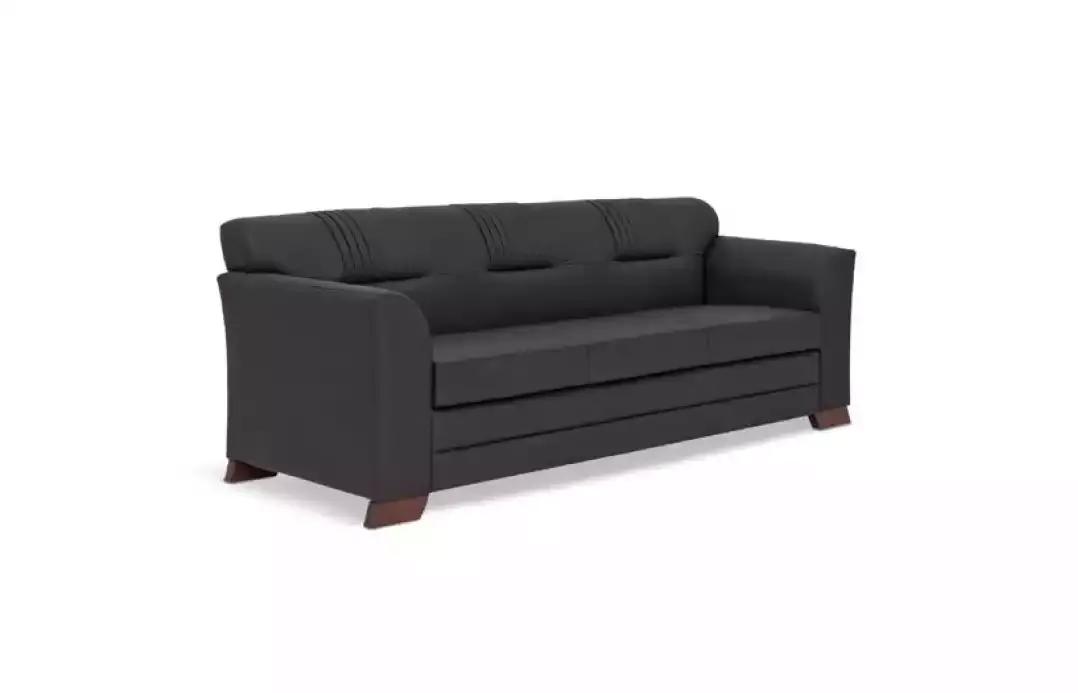 Textile sofa three seater upholstered couch study furniture office