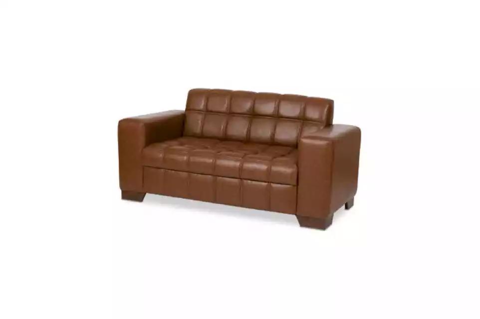 Brown leather two seater office furniture collection fabric couch