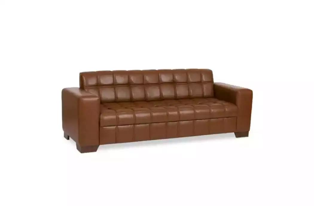 Brown three seater luxury sofa office furniture office arrangement