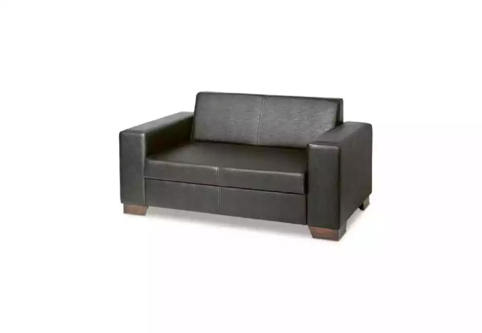 Two Seater Study Furniture Black Office Furnishings Luxury Sofa