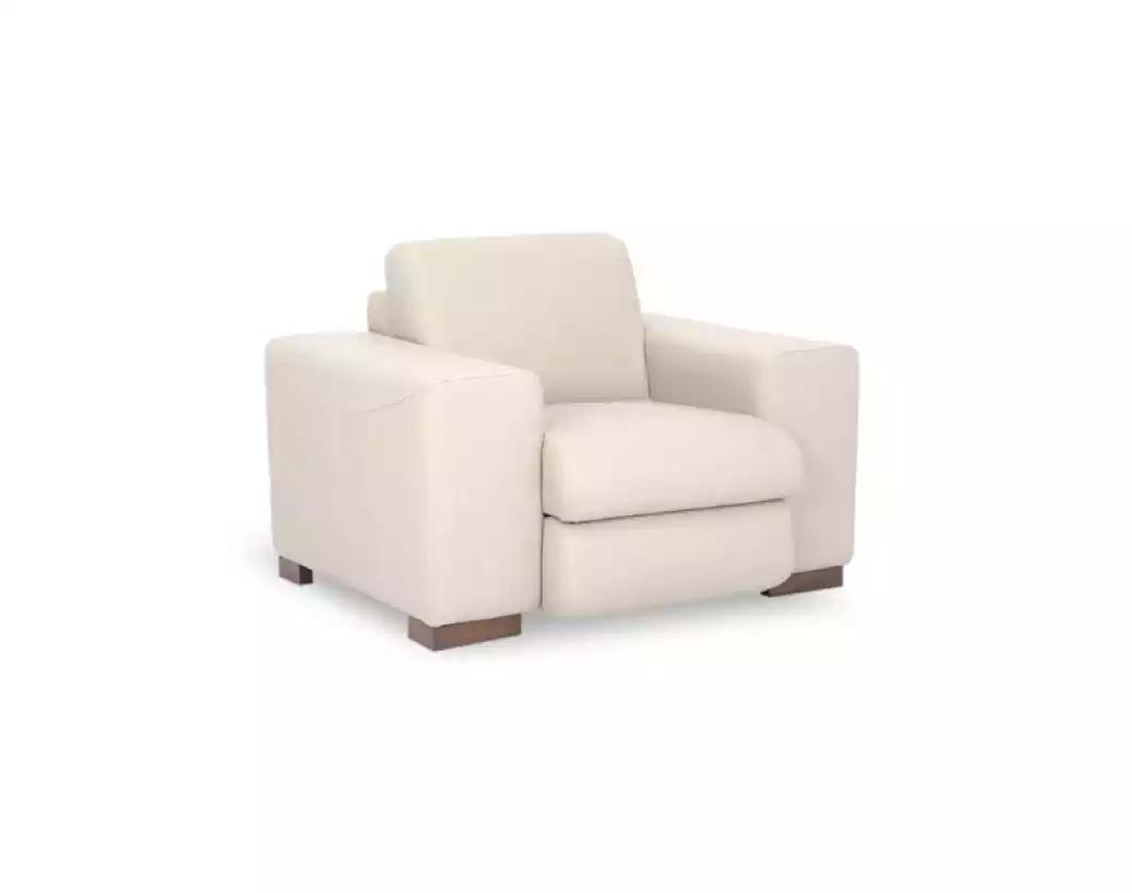 Modern Armchair White Office Study Textile Furniture New