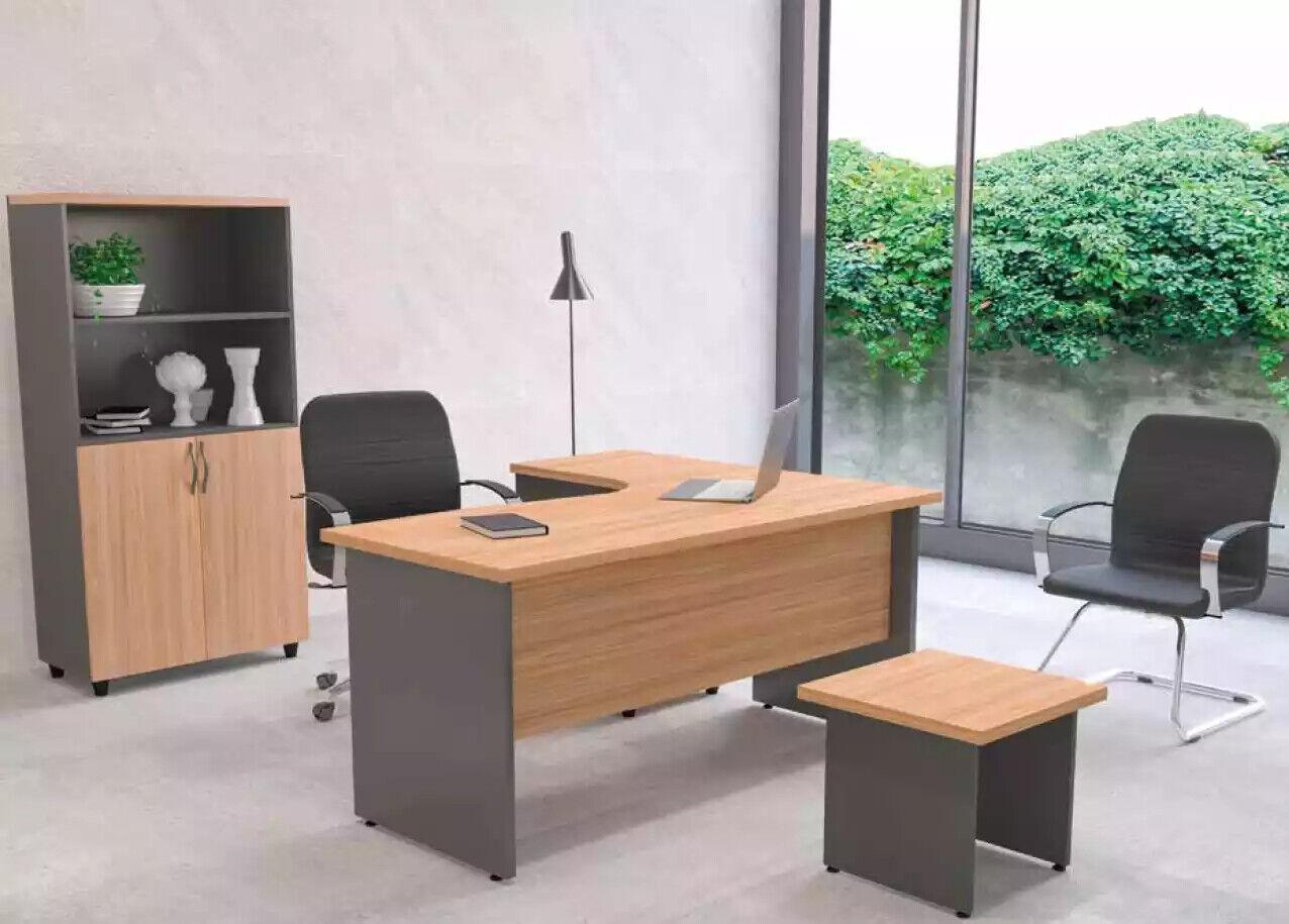 Office equipment set Workplace equipment Corner desk Filing cabinet