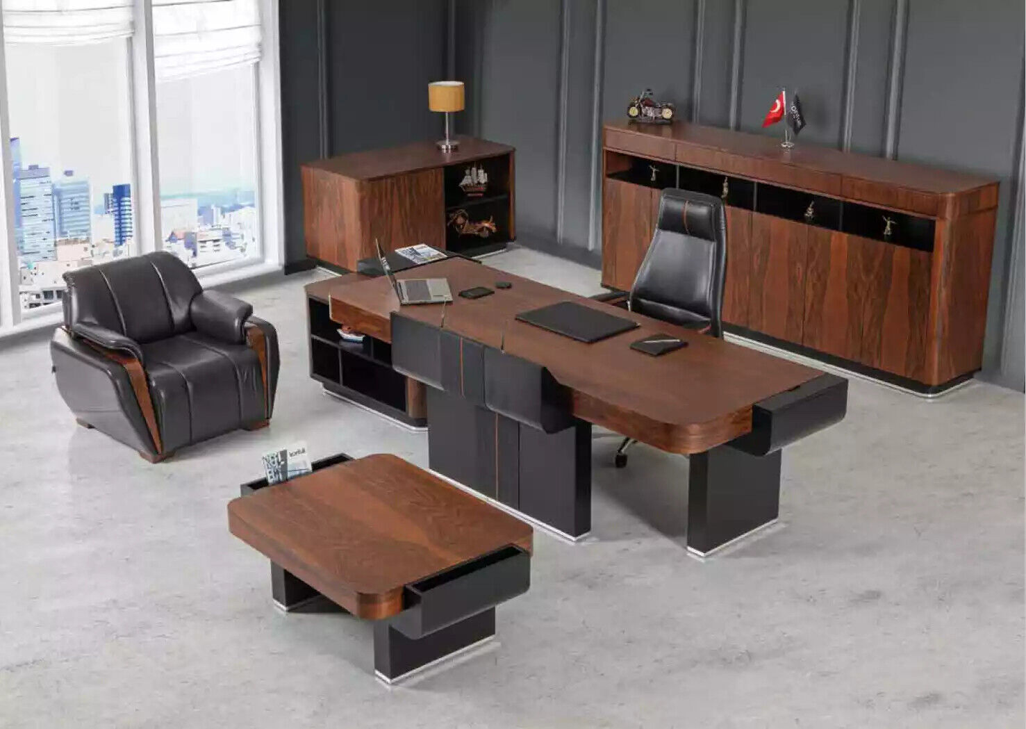 Large office cabinet Sideboard Luxury wooden furniture Office furniture Shelf