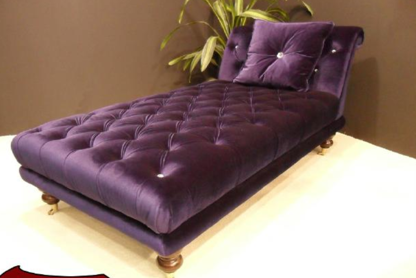 Chesterfield Chaise Lounge Couch Sofa Bed Lounger Relax Lounger