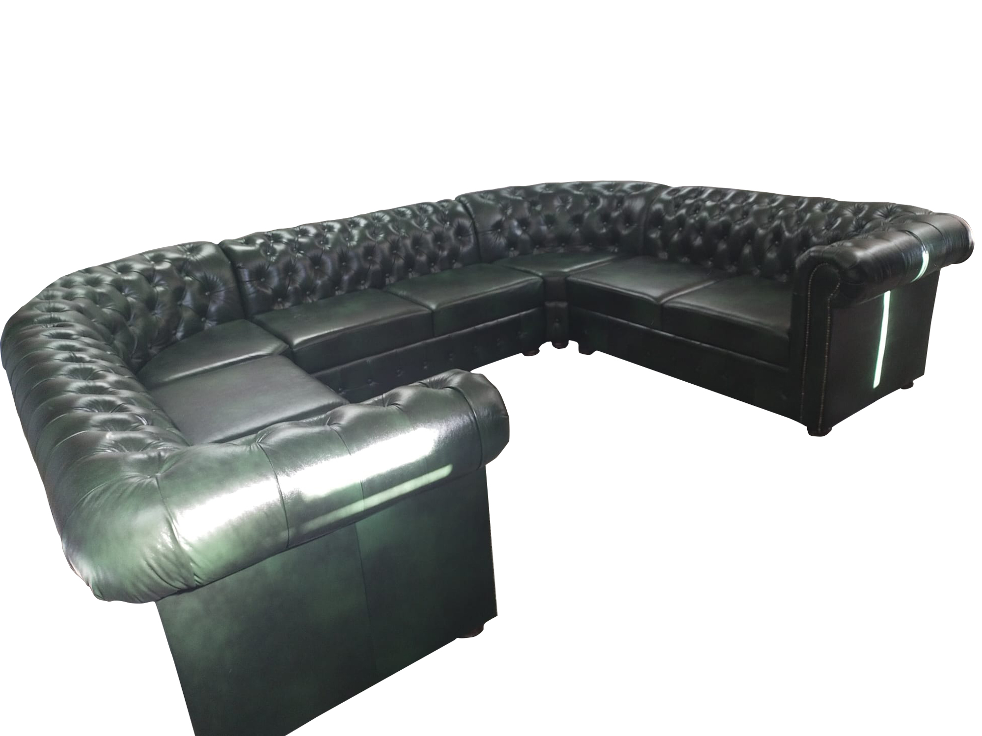 Chesterfield Corner Sofa U Shape Leather Sofa Corner Sofas Leather Couch Modern