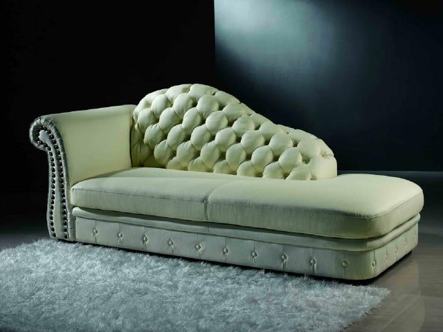 Chaise Lounge Chesterfield Chaise Sofa Lounge Seat Loungers 230cm