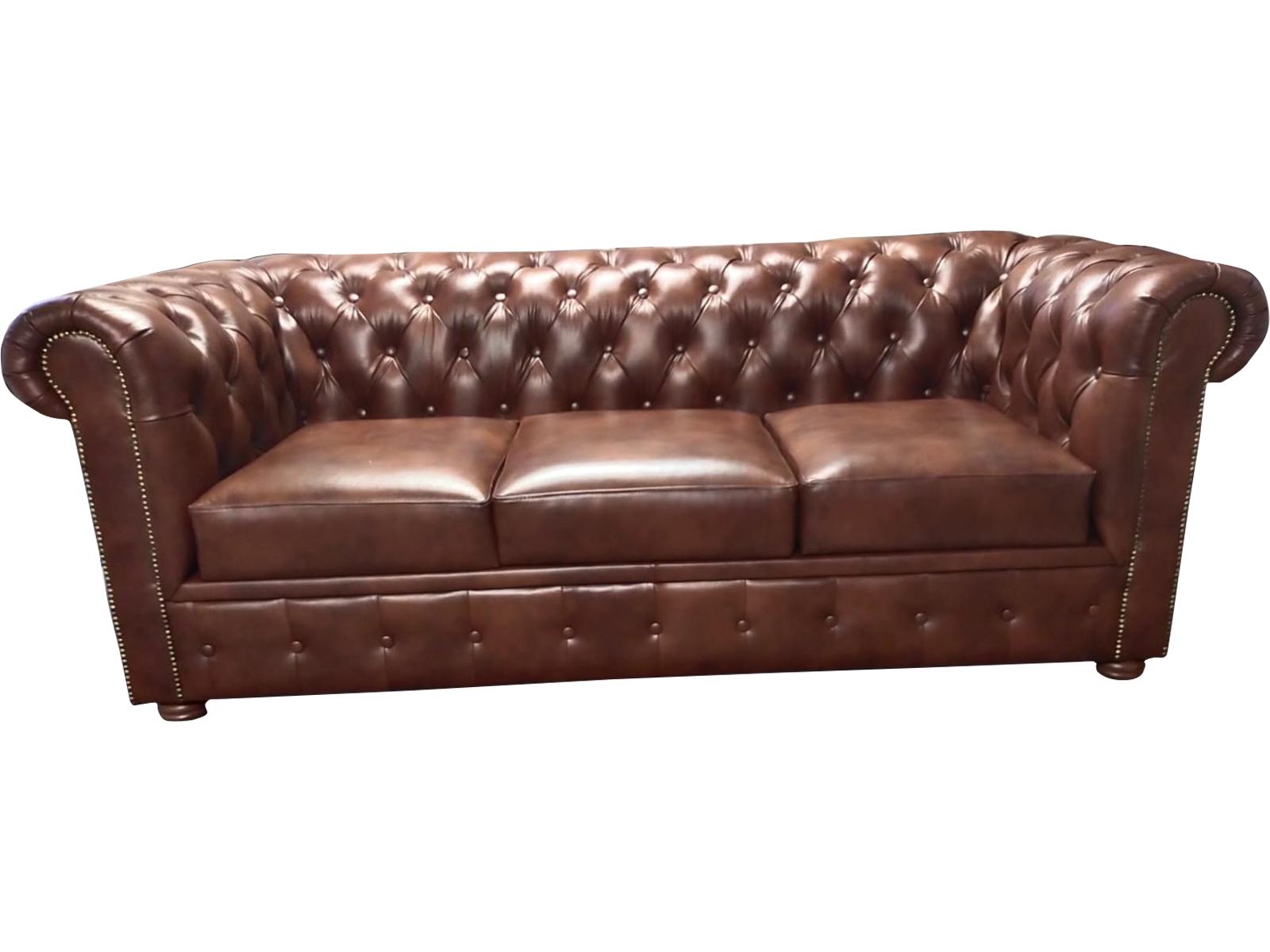 Luxury Chesterfield Sofa 3 Seater Couches Lounge Sofas Couch 230cm Fabric