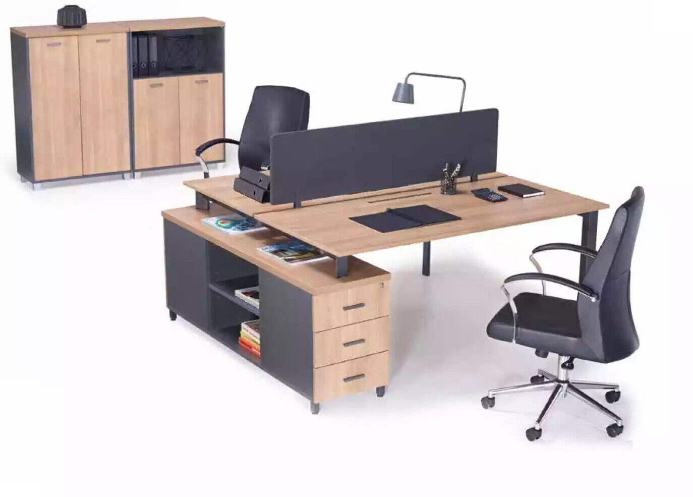 Desk 6 drawers modern study furniture wooden desk luxury