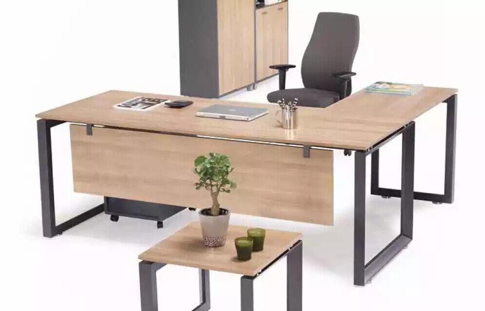 Exclusive corner desk office furniture brown corner desk study new