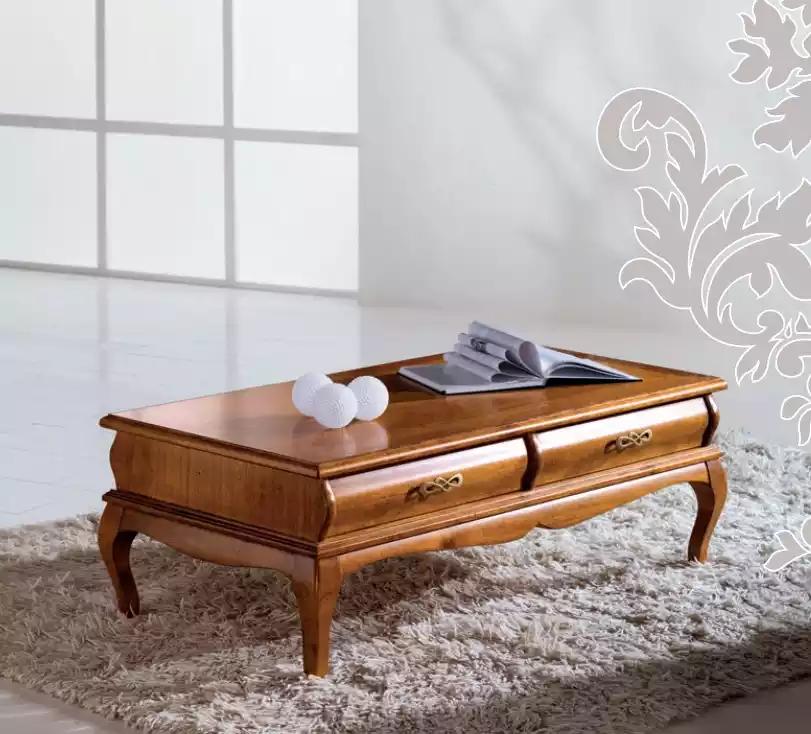 Coffee Table Classic Style Living Room Table Drawers Furniture Design