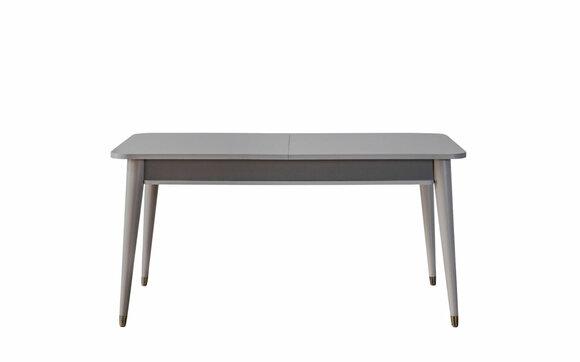 Grey dining table Designer dining room furniture Extendable wooden table New