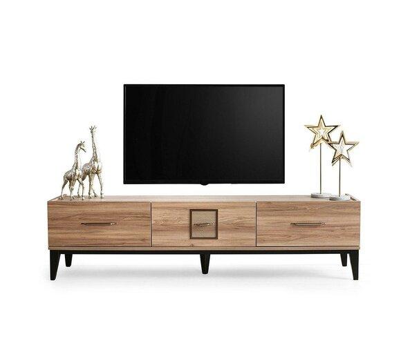 Sideboard TV Stand RTV Lowboard Cabinet Wooden Cabinet Wooden Table Brown