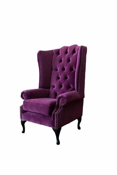 Chesterfield Design Armchair Upholstered Couch Wing Chair Couches 1 Seater