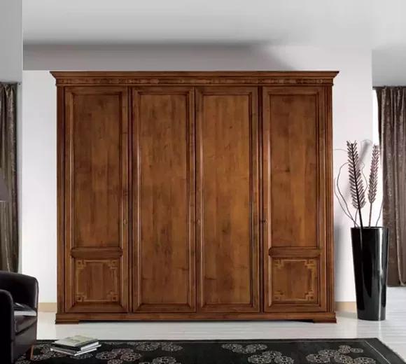 Wardrobe Wardrobe Luxury Wood Design Furniture Bedroom Brown New