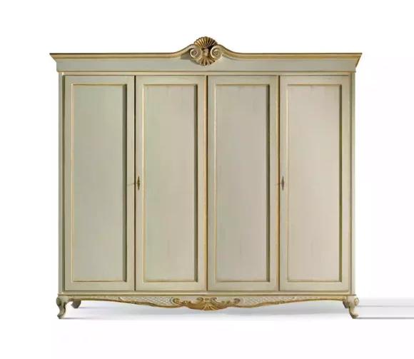 Classic Furniture Shelf Cabinet Bedroom Italian Design Wood New