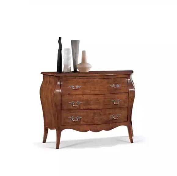 Design Furniture Chest of Drawers Cabinet Brown Luxury Wood Italian Furniture New