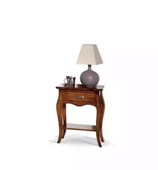 Bedroom Bedside Table Classic Design Furniture Wood Luxury Brown New